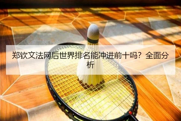 郑钦文法网后世界排名能冲进前十吗？全面分析